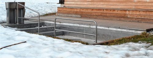Die bestehende Kneipp-Anlage bei der Lift-Bergstation in Hocheck befindet sich derzeit im „Winterschlaf“. Foto Lotter