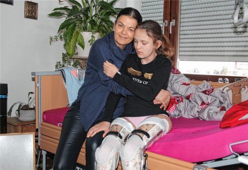 Ein Herz und eine Seele: Karin Müller und ihre Tochter Anna Sophie. Fotos Hadersbeck