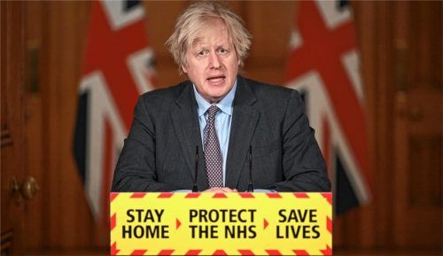 Fahrplan verkündet: Der britische Premierminister Boris Johnson hat angekündigt, dass seine Regierung bis zum 21. Juni alle Beschränkungen in der Corona-Pandemie aufheben will. Foto dpa