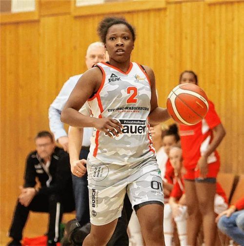 Kelly Moten musste mit dem TSV Wasserburg die zweite Niederlage in Serie hinnehmen.Foto Butzhammer