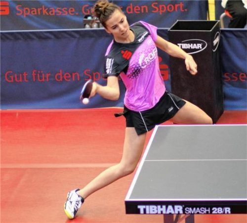 Laura Tiefenbrunner gab eine gute Vorstellung ab, hatte am Ende aber kein Erfolgserlebnis.Foto Erlich