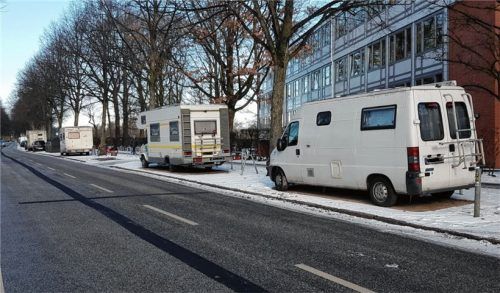Zwei Drittel der Reisemobile parken auf öffentlichen Straßen. Foto Auto-Medienportal.Net/Frank Wald