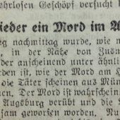 Eine Leiche in der Zusam