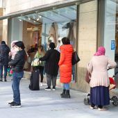 Ansturm auf Socken, Jeans und Hemden