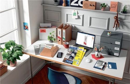 Auch der Arbeitsplatz im Homeoffice sollte professionell ausgestattet sein. Foto Avery Zweckform/akz-o