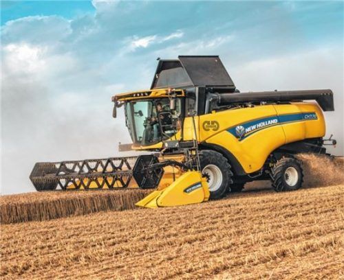 Der Crossover-Mähdrescher CH7.70 von New Holland Agriculture.Foto New Holland
