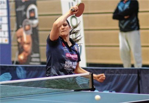 Die Ex-Kolbermoorerin Sabine Winter, die in Diensten des TSV Schwabhausen steht, schloss die Hauptrunde als beste Spielerin mit 16:0 Siegen ab.Foto Gerhard Erlich