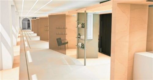Einer der Entwürfe für „Die Apotheke von morgen“. Maria Krieger