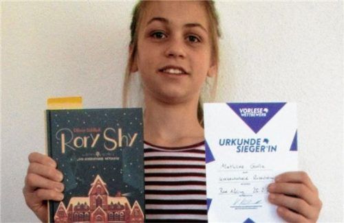 Mathilde Golla schafft es in den Bezirksentscheid. Foto RE