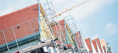 Wer baut, erhält noch staatliche Förderung.Foto Dpa