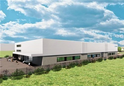 3-D Ansicht der neuen Halle