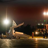 Sportflugzeug stürzt ab