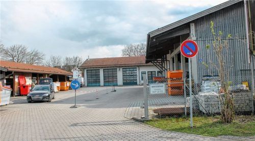 Der aktuelle Wertstoffhof im Schlossweg. Foto Heinz
