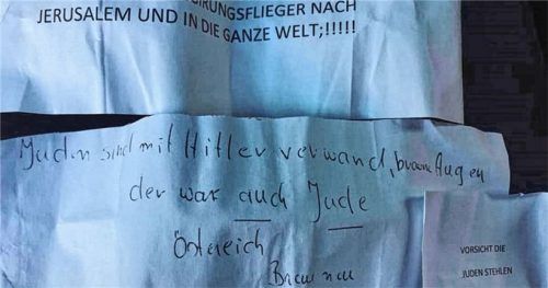 Derartige Schriften hatte die Oberaudorferin (58) unter anderem auf einem Friedhof in ihrer Heimatgemeinde verteilt.Foto re