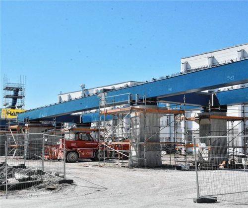 Die Arbeiten an der Westtangente laufen: Die Gesamtkosten für das Vorhaben betragen 190,1 Millionen Euro. Foto Schlecker