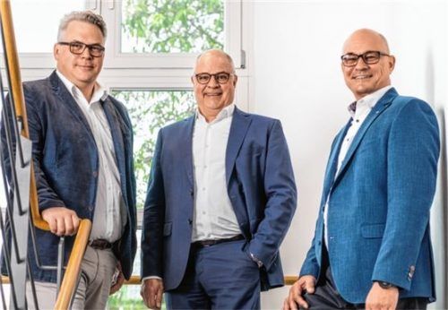 Die neue Geschäftsführung der Bauer Gruppe: (von links) Florian Kellner, Heiko Modell und Michael Janker.Foto Bauer