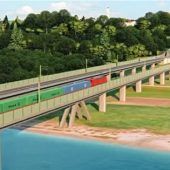 Die Bahn setzt auf Violett