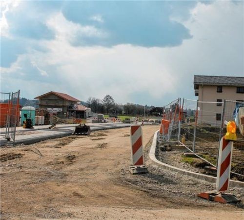 In Schechen wird fleißig gebaut, wie etwa hier im neuen Wohngebiet Mühlstätt-Süd. Foto Heinz