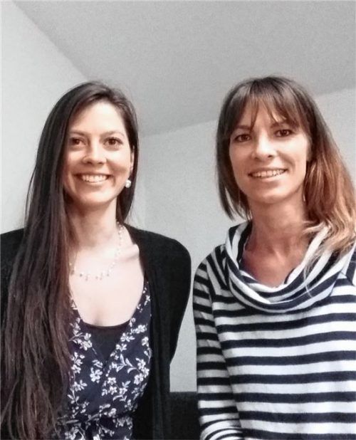 Projekt-Koordinatorinnen Christina Erdl (links) und Myrta Feldmeier. Foto privat