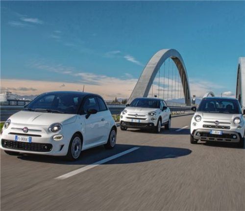 So sehen die „Hey Google“-Sondermodelle aus. Foto ampnet/FIAT