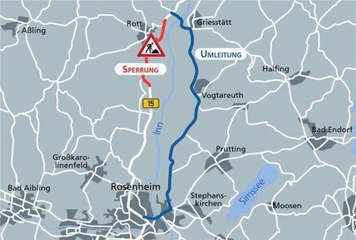 So soll die Umleitung im Sommer über die Staatsstraße 2359 aussehen. Klinger