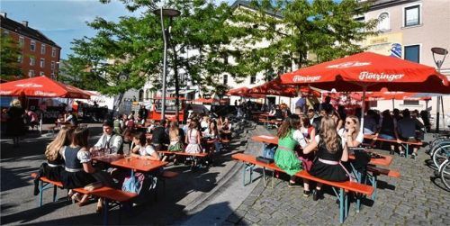 So war’s vergangenes Jahr am Salzstadl. Eine Nummer kleiner soll es heuer hinterm Tatis zugehen. Foto Schlecker