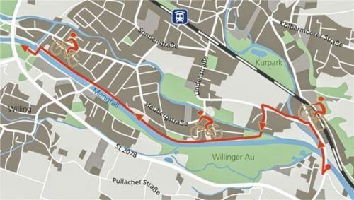 xxxx Aufgrund der Bauarbeiten am letzten Hochwasserabschnitt ist der Mangfallradweg ab der Mangfallbrücke für Radfahrer und Fußgänger komplett gesperrt. Eine Umleitung erfolgt auf Bad Aiblinger Gebiet. Klinger/Foto Weinzierl