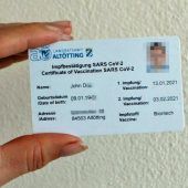 Digitaler Impfpass: Altötting und Ebersberg sind Vorreiter