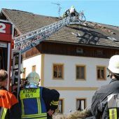 Feuer bricht im Obergeschoss aus – 50000 Euro Schaden