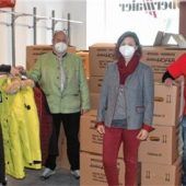 Kleiderspende für 140000 Euro