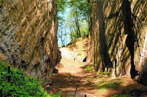 Die Wolfsschlucht in Neubeuern diente im Juli 1958 als Schauplatz eines Karl-May-Spektakels. Foto Gemeinde Neubeuern