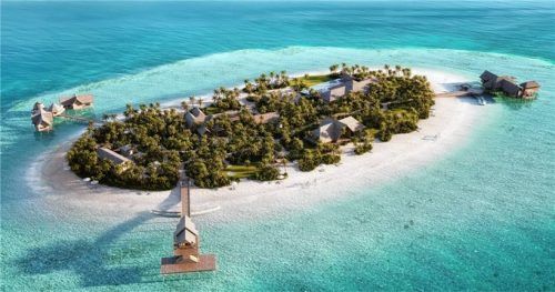 Edler Rückzugsort: die Privatinsel des Waldorf Astoria Maldives Ithaafushi ist ausschließlich exklusiv buchbar. Foto Waldorf Astoria Hotels & Resorts