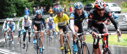 Einen Abschnitt der Deutschlandtour will Rosenheim im kommenden Jahr stellen – wie hier die Strecke zwischen Mainz und dem saarländischen Winterberg. Foto  dpa