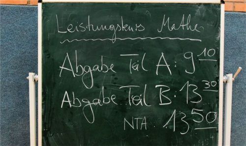 Klagen über „knackige“ Aufgaben: Auch in Rosenheim monieren Schüler, die Abiturprüfung in Mathematik sei zu heftig ausgefallen. Foto dpa