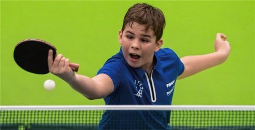 Luis Kraus vom SV-DJK Kolbermoor war mit seiner Leistung und dem Achtelfinal-Einzug zufrieden. Foto Marco Steinbrenner