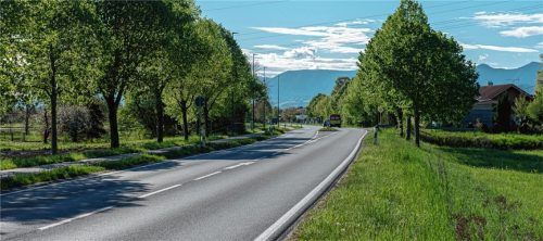 Nicht durch große Werbetafeln verschandeln lassen will der Kolbermoorer Bauausschuss den Außenbereich mit freiem Blick in die Landschaft an der Staatsstraße. Foto  Thomae