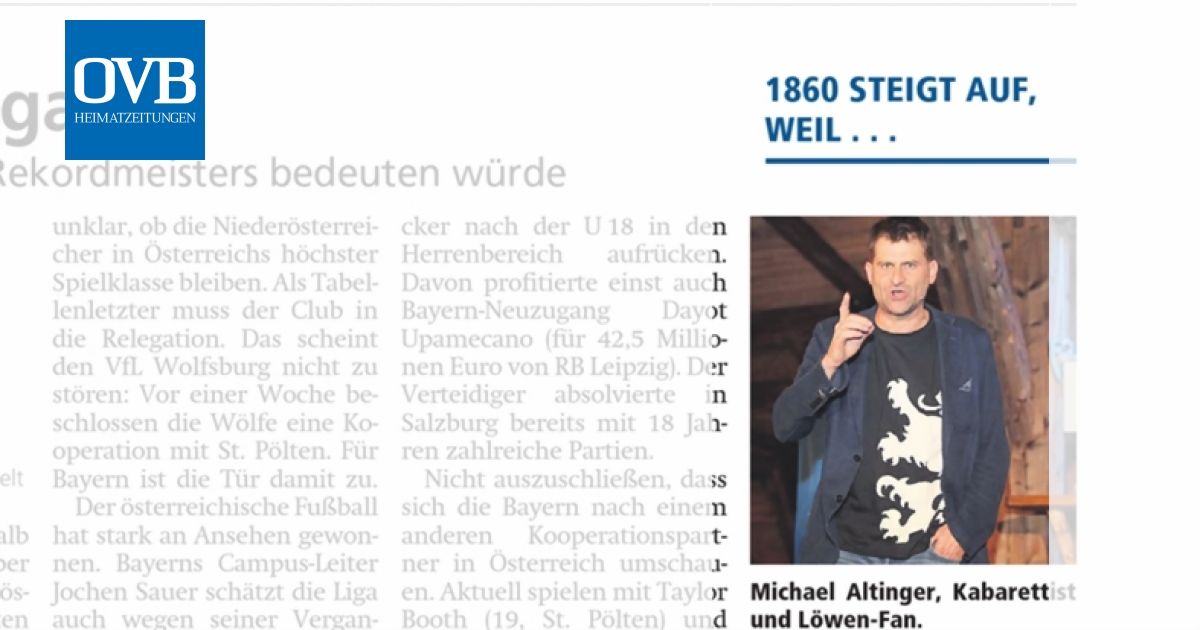 „Der Mühlhiasl hat’s vorhergesagt vor 200 Jahren!“ OVB Heimatzeitungen