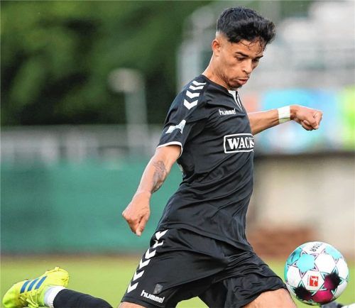 Andre Leipold erzielte vier Treffer für den SV Wacker Burghausen.Foto Christian Butzhammer