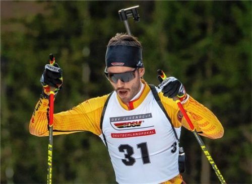 Biathlet Johannes Donhauser war in diesem Jahr erstmals regelmäßig im IBU-Cup am Start. Foto Ernst Wukits