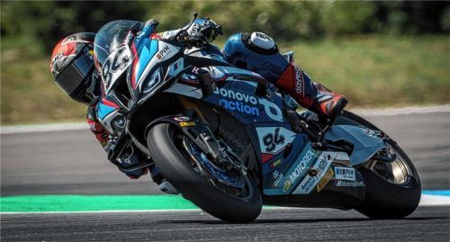 Der Schwindegger WorldSBK-Rookie Jonas Folger in Estoril. Foto Matteo CAVADINI