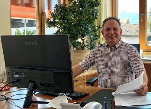 Bürgermeister Daniel Mair möchte in diesem Jahr die Planungen für den Kindergartenneubau abschließen.Foto  Re