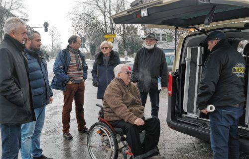 Gerade in einer Flächengemeinde wie Riedering ist das Sammeltaxi eine große Bereicherung.Foto Kircher