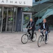 Mit dem Rathauschef nach Bad Aibling in die Pedale treten