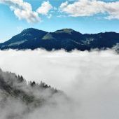 Beeindruckender Wolkenteppich