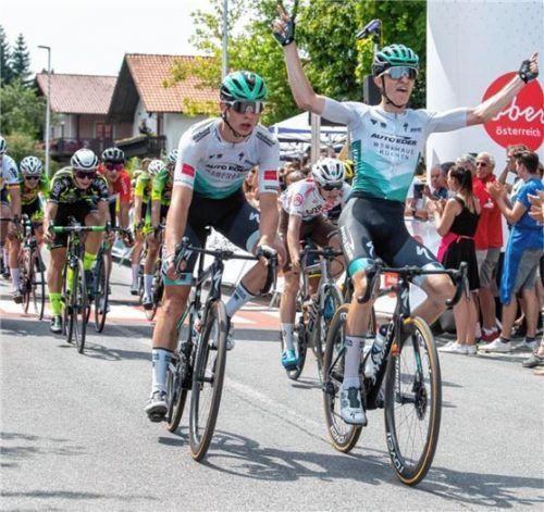 Alexander Hajek und Emil Herzog sorgen für einen Doppelsieg auf der Schlussetappe. Foto Reinhard Eisenbauer