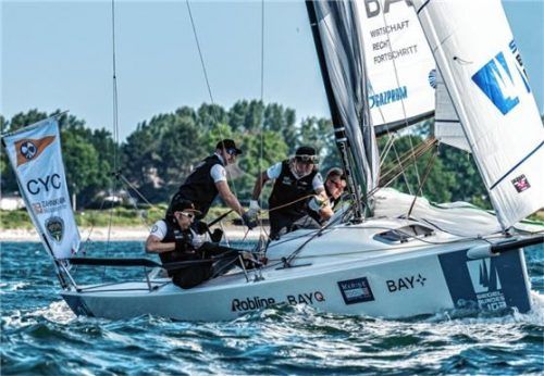 Das CYC-Team in Kiel bildeten Markus Ostermair, Markus Reger, Uli Bauer und Maximilian Posner (von links). Foto Lars Wehrmann