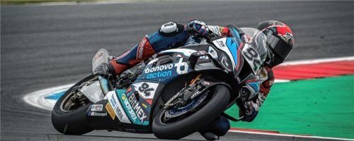 Der Schwindegger Joas Folger durfte am Sonntag wegen seinen schweren Sturzes am Samstag nicht starten. Foto Bonovo Action/BMW Motorrad Motorsport