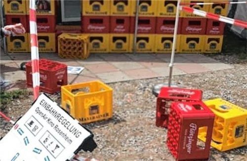 Ein Bild der Verwüstung: So haben die Vorsitzenden des Vereins ihren Platz vorgefunden. Foto re