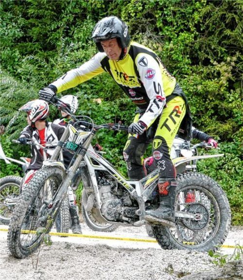 Emil Jahreis von der MTG Kiefersfelden wurde beim Alpenpokal des AMC Kempten Dritter der Senioren 45Plus. Foto Schmid