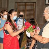 Rote Rosen für Irmgard Greuling